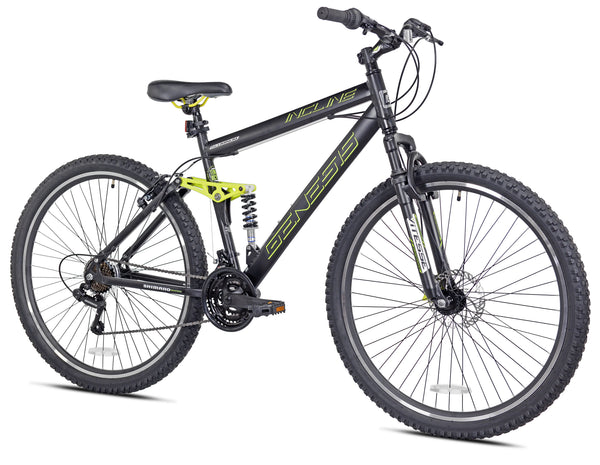 29" Incline Men'S Mountain Bike, Black/Yellow